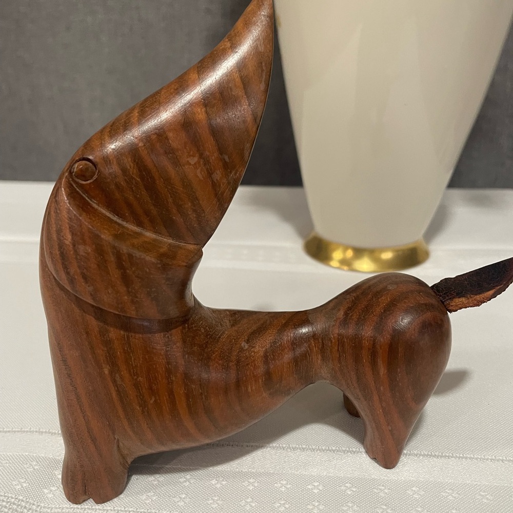 Hagenauer Kay Bojensen Post Modern Surreal Carved Dog.